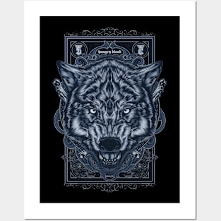 Fierce wolf Posters and Art